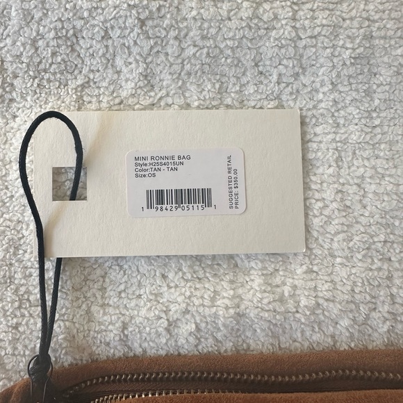 STAUD Ronnie brown suede bag - Picture 6 of 8